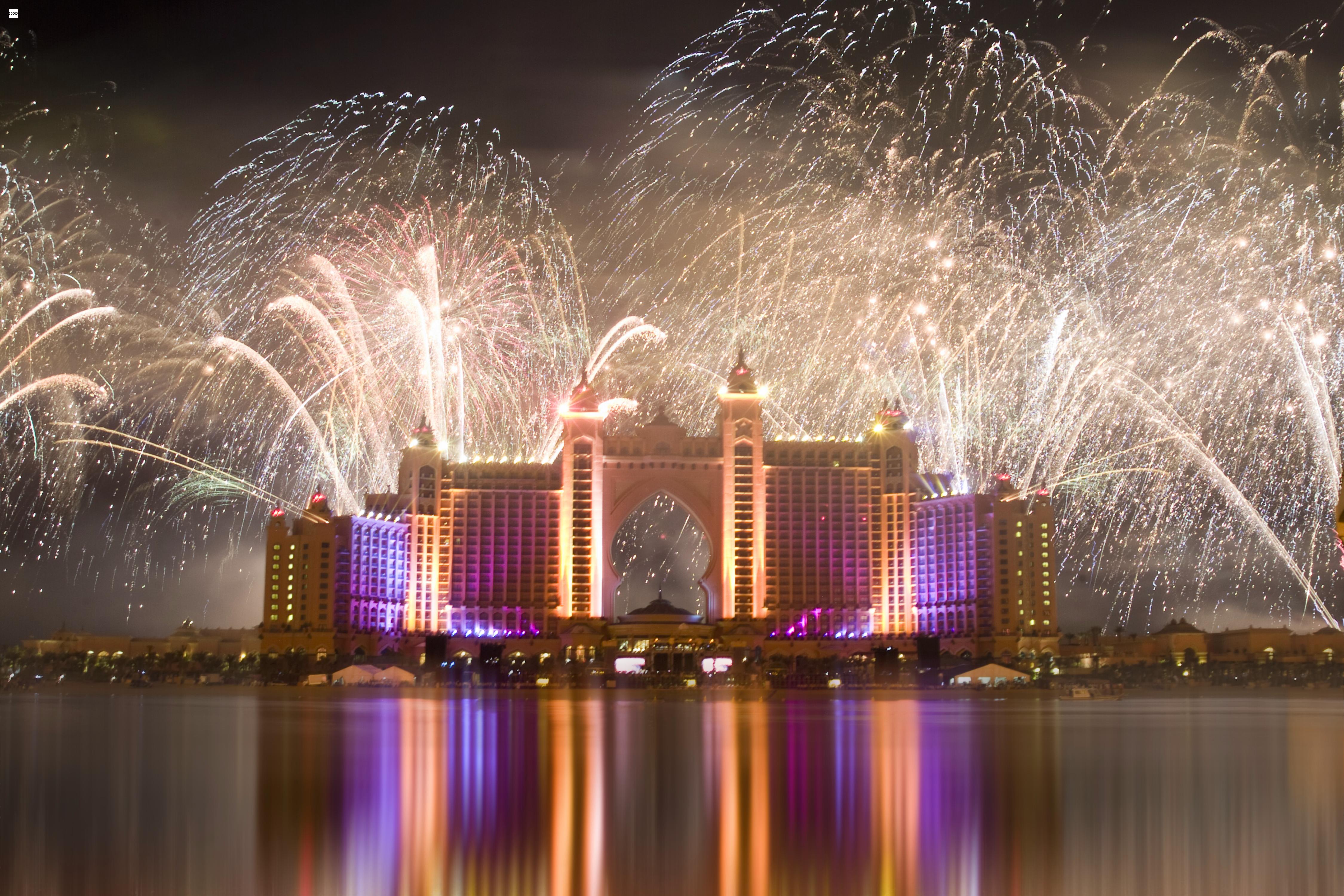 Fireworks at Atlantis Dubai