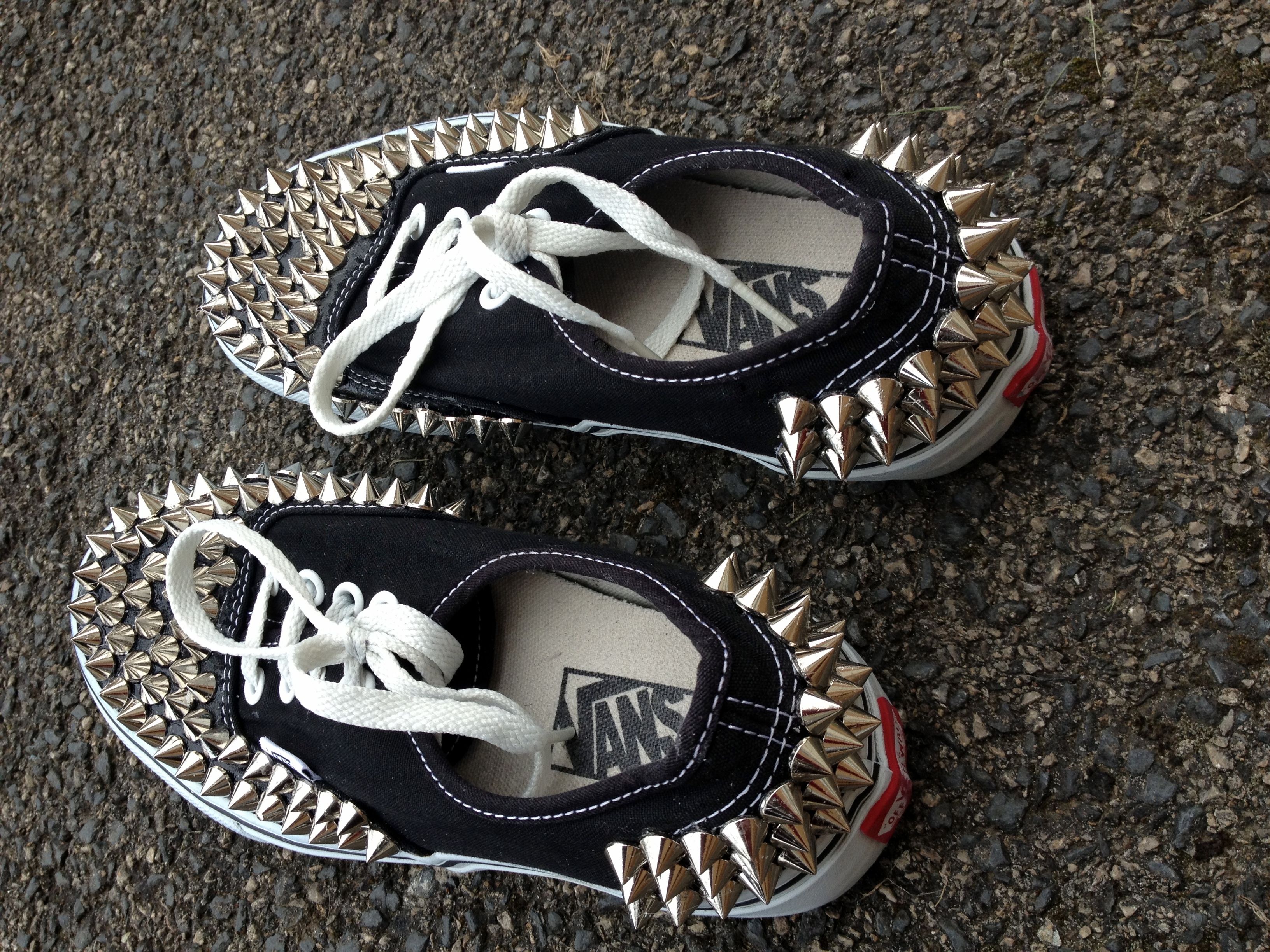 DIY Studded Sneakers