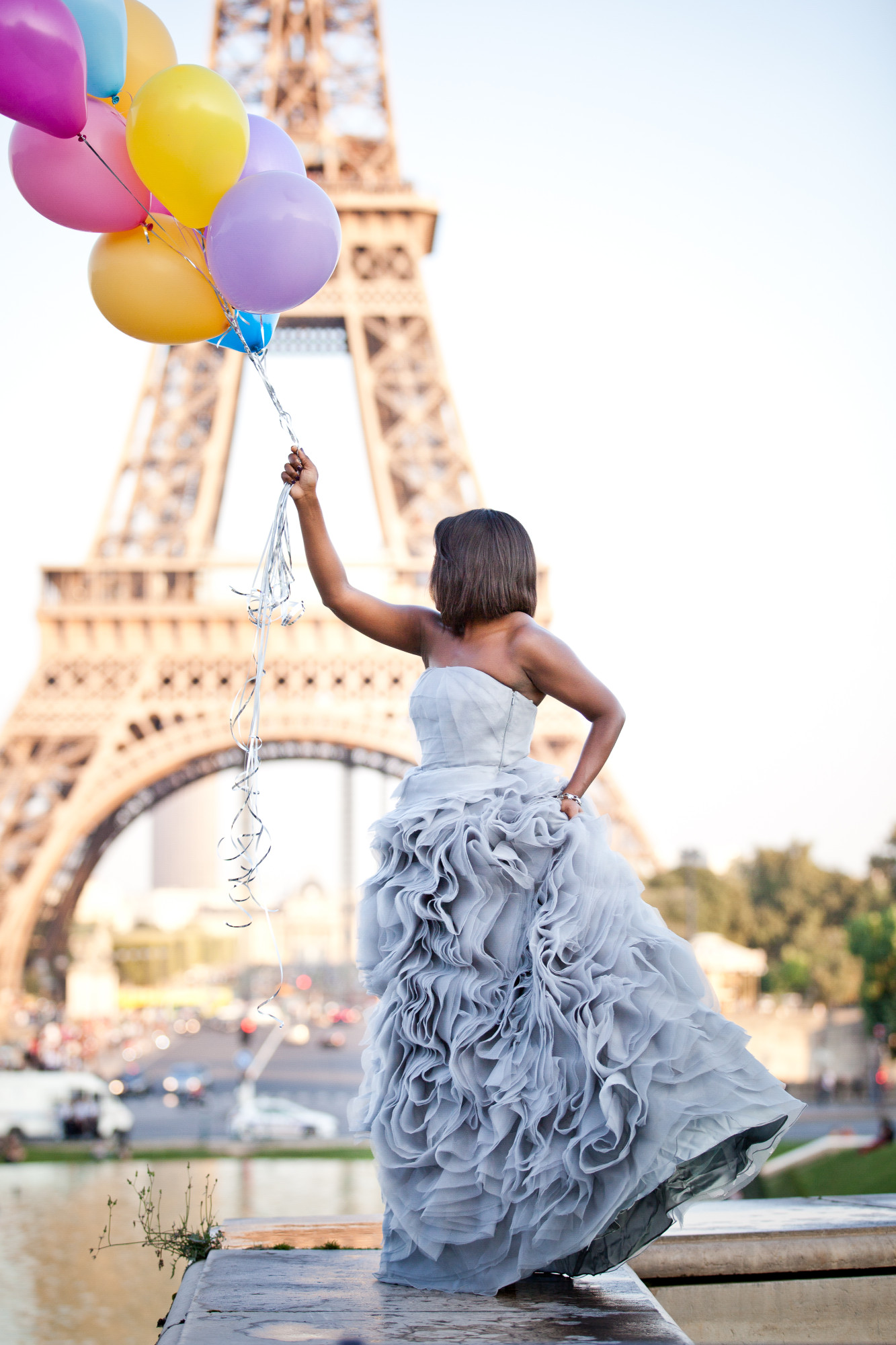 Eiffel Tower Wedding Shoot