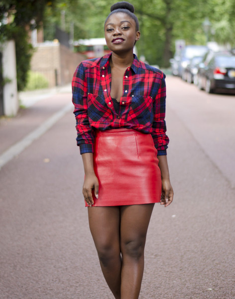 RED CHECK SHIRT - Mirror Me | London Fashion, Travel & Personal ...