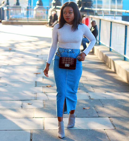 Grey Crop Top