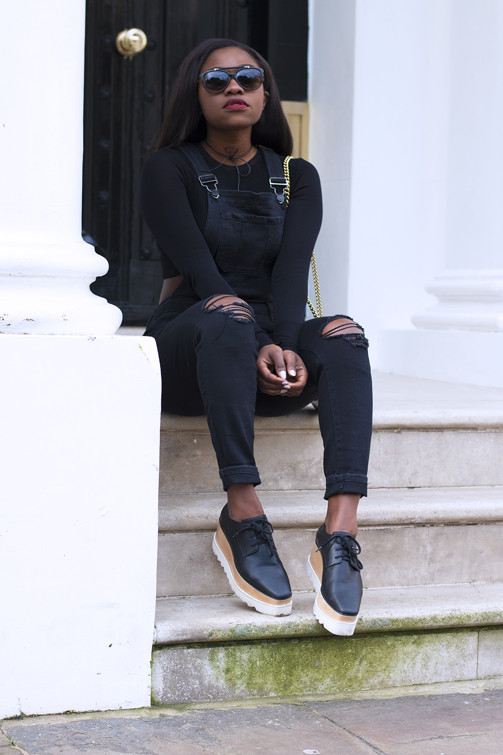 BLACK DUNGAREES - Mirror Me | London Fashion, Travel & Personal Development  Blog | By Fisayo Longe